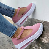 Platform T-Shaped Design Casual Sandals Oshnow